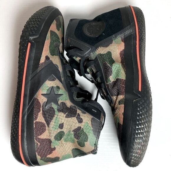 Converse All Star Pro BB Mid Camouflage Men’s Sz 8 - Picture 10 of 13
